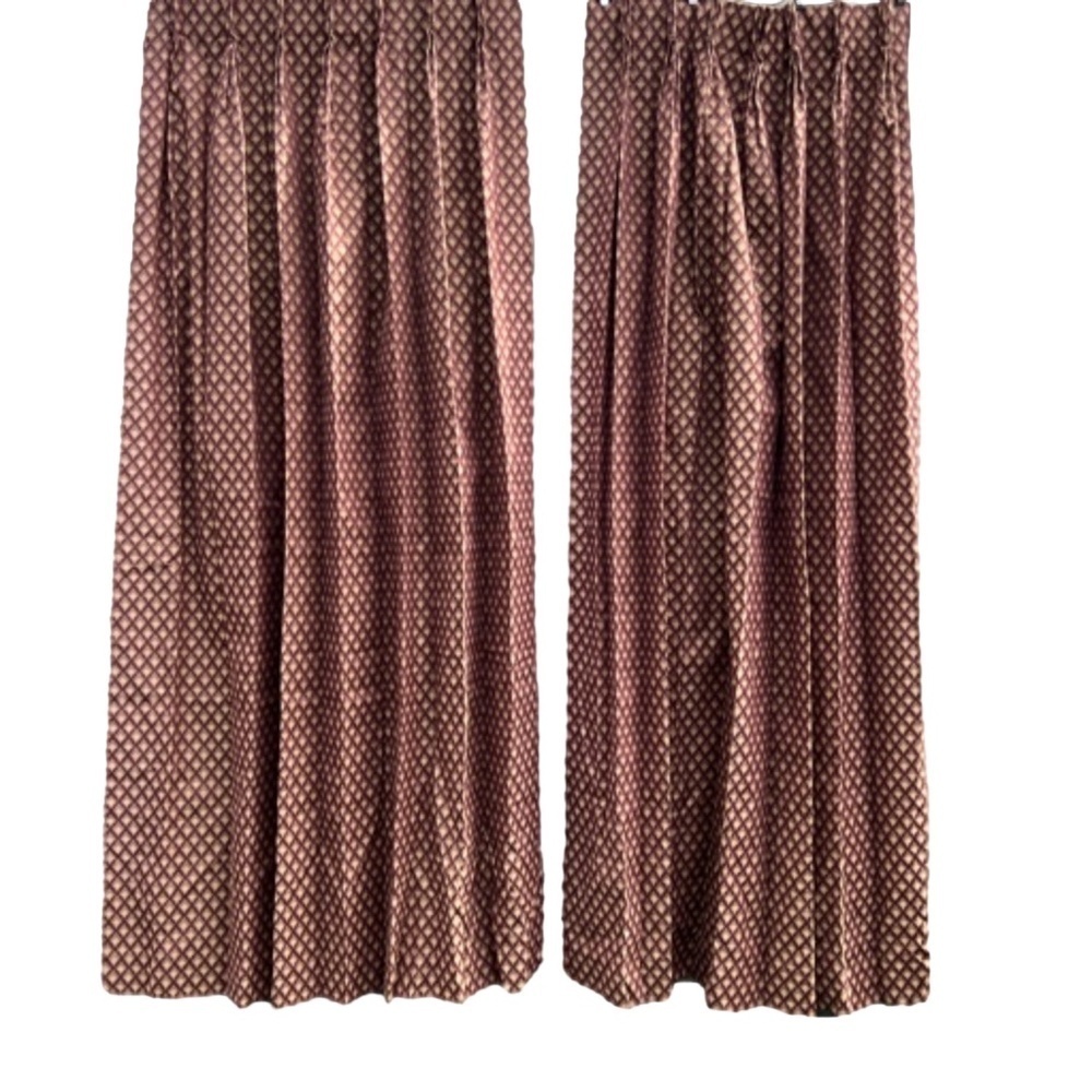 Set‎ of 2 Custom Made Modern Curtain Drapes  High Double Ceiling Lined De…